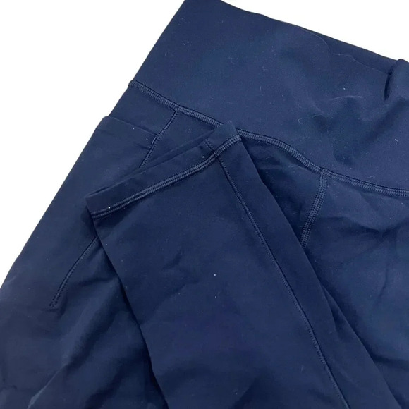Athleta Navy Salutation Stash Pocket II Capri Leggings S - Picture 3 of 5